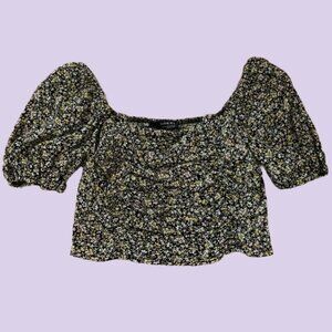 Sophie Rue Floral Puff Sleeve Top - NWT